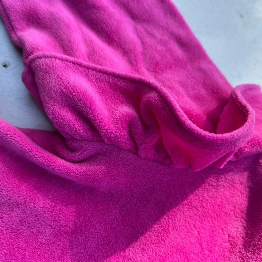 The Children’s Place Pink Rainbow Sequin Heart Velour Ruffle Kids Long Sleev Top
